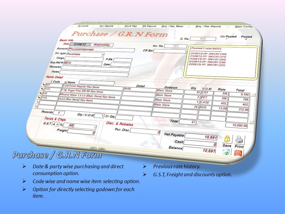 Purchase Form